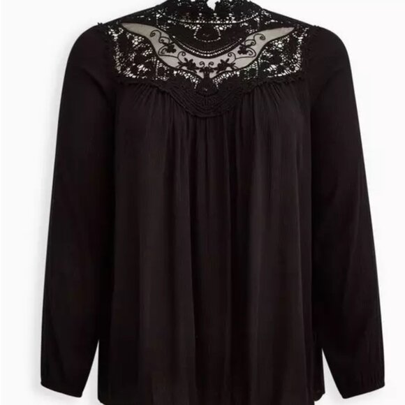 torrid crinkle gauze top- nwt - Picture 3 of 7